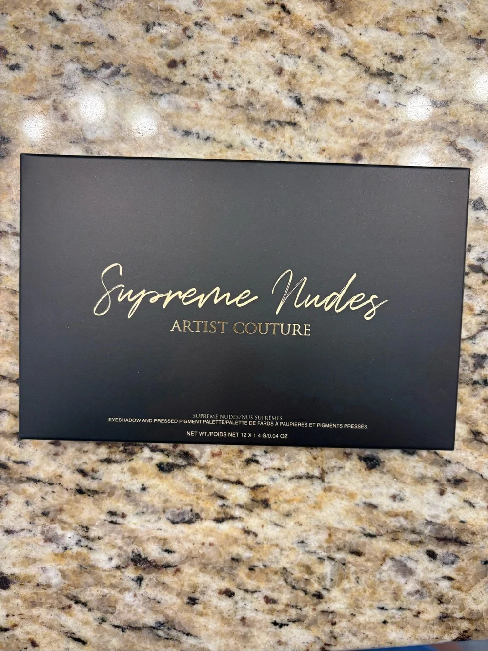 NEW Supreme Nudes Artist Couture Warm Brown & Gold 12-Shade Eyeshadow Palette